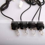 2016 New 4 LED U-shape Decorative Flash Strobe Light Bulbs Flashing Lamp Car Headlight DC 12V thumbnail-2