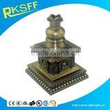 Hot Sale China Ancient Buddhist Decoration Crafts of Metal Bronze Buddha Pagoda thumbnail-1