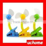 UCHOME Portable Cip Fan Mini USB Charging Small Fan Creative Clip Small Fan thumbnail-1
