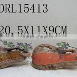 Lying Ceramic Pumpkin Lantern LED Festive Lantern Holloween Decorations thumbnail-4