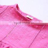 Baby Clothing Design Girls Hollow-out Horn Short Sleeve Tops and 5 Minutes of Pants Suit thumbnail-3