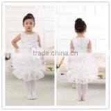 2016 Latest Designs Champagne Spring Kid Tutu Dance Style Fancy High Quality Flower Baby Girls Party Night Dress Design thumbnail-6