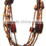 Multi Strand Small and Big Bead Necklaces thumbnail-1