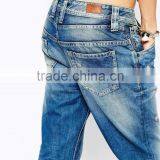 Casual Fashion Wahsed Girls New Model Funky Jeans Wholesale thumbnail-3