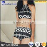 Custom Printed Women Bikinis China Black Brazilian Bikini 2017