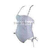 Dot Print Fabric Ladies One Piece Swimwear thumbnail-3