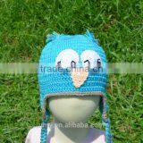 Knitted Animal Pattern Christmas Hats With Hairpiece thumbnail-3