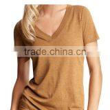 Women's Deep V-neck t Shirt