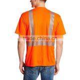 Short Sleeve Fashion Design Wholesale Cheap Safety Tape Hi Vis 100% Cotton Reflective T-shirt thumbnail-2