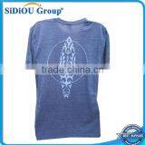 100% Cotton Mens Tall T-shirts Wholesale With Pigment Printing thumbnail-1
