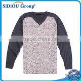 2015 Fashion V Neck Sweater Knitting Pattern Free thumbnail-1