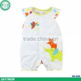 High Quality Lovely Newborn Infant O-neck Short Sleeve Wholesale Baby Bodysuit Baby Clothes 2017 thumbnail-4