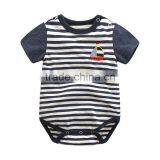 Wholesale Summer Striped Boys Baby Rompers Cotton Clothing thumbnail-2