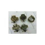 Rhinestone Metal Owl Ring 2013 New Finger Rings thumbnail-1