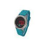 Elegant Silicone AM PM LED Watch Custom Digital Wrist Watches For Women thumbnail-1