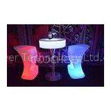 Rechargeable DMX Control Luxury Led Bar Furniture Nightclub Stool and Table Set thumbnail-1