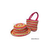 Sell Straw Hat and Bag Set