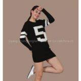 lady\'s lovely merino wool sport dress with long sleeves