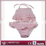 Wholesale 2 Piece Grils Monogrammed Toddler Seersucker Swimsuit Tankini thumbnail-3