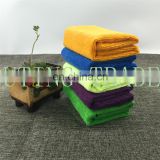 2016 Good quality eco-friendly colorful car wash kitchen wipe microfiber cleaning cloth can OEM size