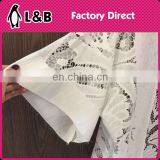 2016 Latest Designer Floral Lace Striped Lace Blouse White for Fat/thin Women/girl New Fashion Lace Blouse Designs thumbnail-3