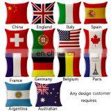 Household articles bolster home supplier nation flag bolster banner wholesale