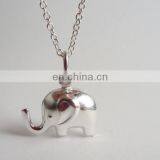 Baby Jewelry Wholesale Cute Silver 12 x 13 mm Elephant Children Pendants