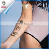 Metallic Flash Tattoo Temporary Tattoos Necklace Gold Silver Necklace