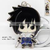 Anime Naruto Sasuke Metal Keychain Pendant Key Chain thumbnail-1