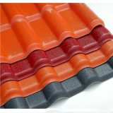 Corrosion Resistant Corrugated Thick Plastic Resin Kerala ASA Synthetic Spanish Roof Tiles thumbnail-5