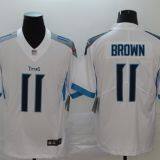 Tennessee Titans #11 Brown White Jersey