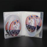 WEISHEGN 10-Discs Standard DVD/CD-ROM Box Case PP DVD Duplicator Case Storage DVD Cases Transparent With Flim 35mm thumbnail-4