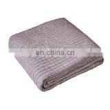 Carton Fair Online Live Show Home Textile Metallic Thread Rose Pattern Quilted Bedspread Bedding Set