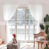 Wholesale Custom Simple Style Thicken Linen Sheer Decoration Curtain For Living Room Shower Window thumbnail-2