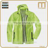 OUTDOOR FUCTIONAL BREATHABLE 2LAYER LAMINATED TPU FILM Waterproof Jacket