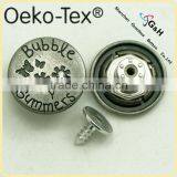 Zinc Alloy Jeans Button With Rhinestone