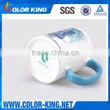 Manufacturer Wholesale Sublimation 11oz Top Grade Rim Colourful Mug thumbnail-5