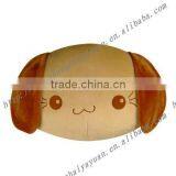 Dog head soft plush cushion