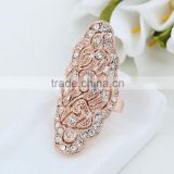 Solid Copper Silver Plated Fashionable Ring Fashion Gift Jewellery For Women anillo para mujer esposa Muchachas