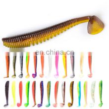 25 Colors 75mm 100mm 125mm Two-color Matching Special Flavor With Fragrant Soft Fishing Lures Larval Bass Soft Bait