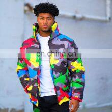 Wholesale Custom Women's Clothing Men and Women Can Wear Multicolour Camouflage Printing and Dyeing Bread Service thumbnail-4