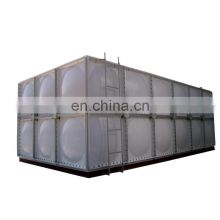 Low price insulation horizontal clear plastic frp fiberglass water tank