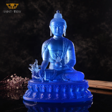 Factory Original Crystal Healthy Pharmacist Medicine Buddha Statues thumbnail-1