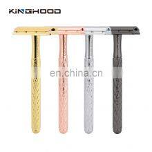 Classical Eco Metal Biodegradable Double Edge Reusable Safety Razor Shaving Razor thumbnail-1