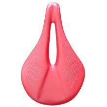 Carbon Bike Saddle Graphite Bicycle Saddle OEM Custom Logo Factory Hot Selling Wholesale Cs143 Red