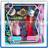 Mini Qute 30 cm kawaii beautiful American Latex vampire girls kid fashion Plastic doll educational toy accessories NO.YS2012-11A