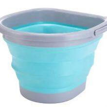 Creative Multifunctional 10 Liters Portable Outdoor Car Wash Bucket 5 Gallon Buckets Foldable Bucket
