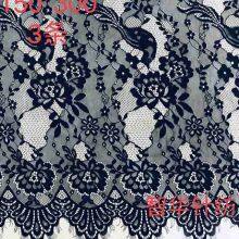 Eyelash Lace Fabric Floral Embroidered Lace Fabric for Clothes Wedding Dress Sewing Home Decor thumbnail-2