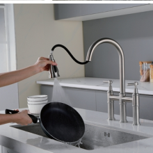 Keep the Kitchen Fresh and Hygienic Cleaning is Easy and Convenient Multi-functional Design Pot Filler Mixer Series thumbnail-4