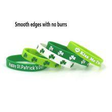 Ready Stock 48 Hours Delivery Factory Direct Sale Hot Selling Wholesale St. Patrick's Day Gift Silicone Bracelet thumbnail-2